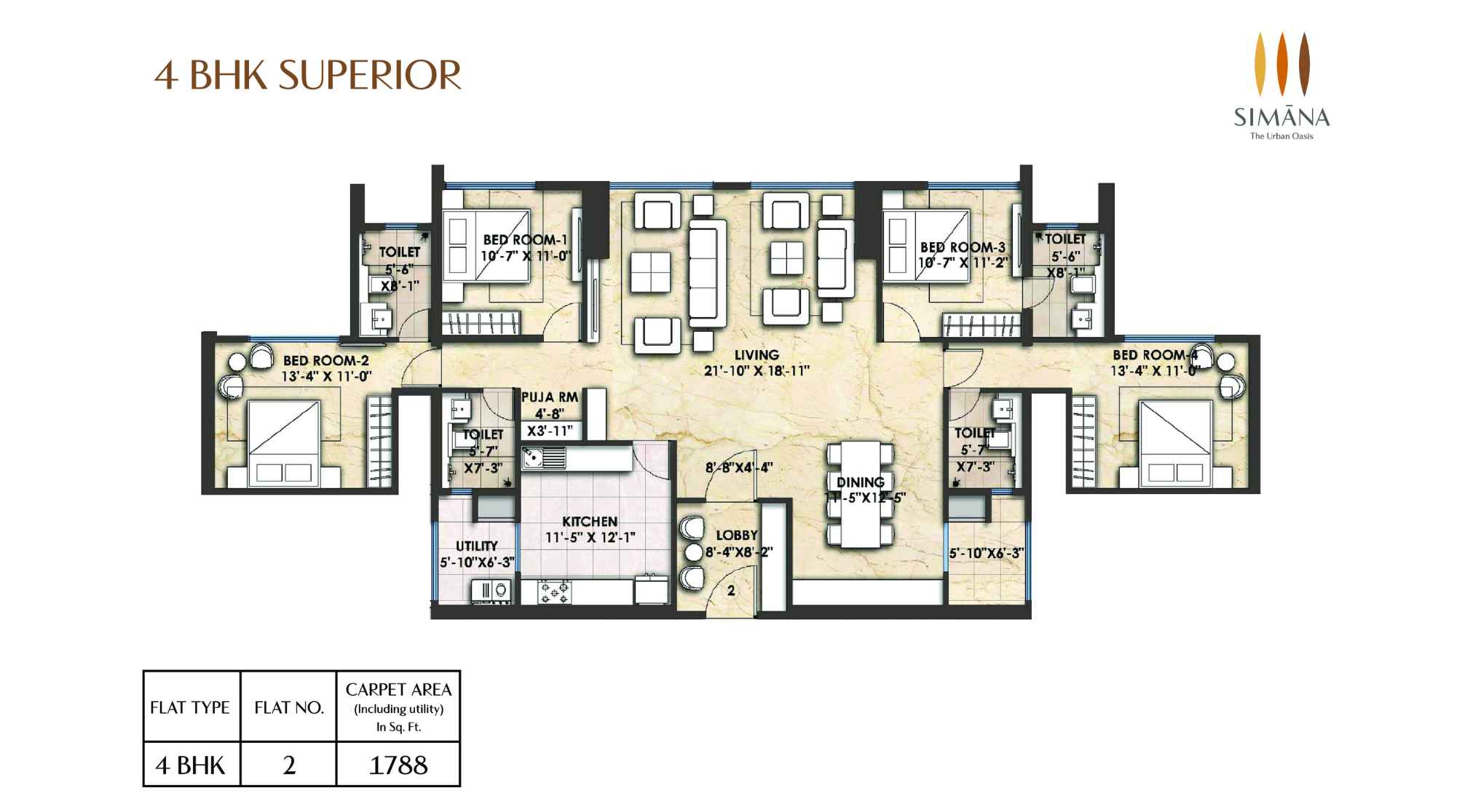 Bhoomi-Simana-4-BHK-Superior-1788-Sqft