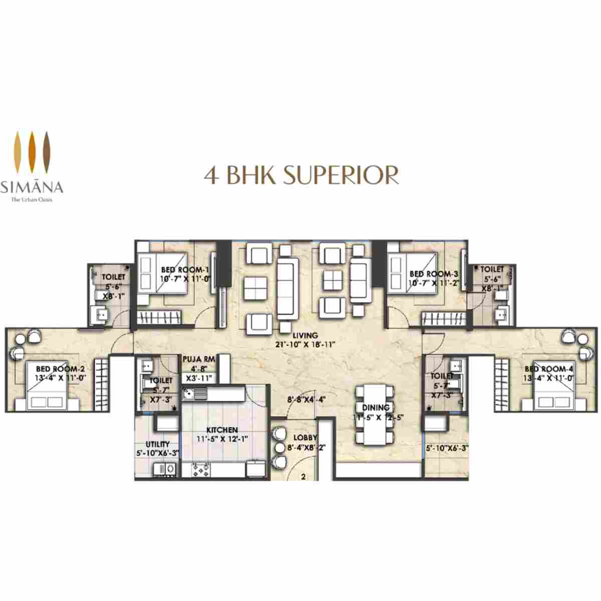 Bhoomi-Simana-Floor-Plan-4-BHK-Superior-1652-sqft