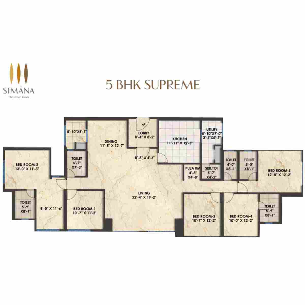 Bhoomi-Simana-Floor-Plan-5-BHK-Supreme-2081-sqft